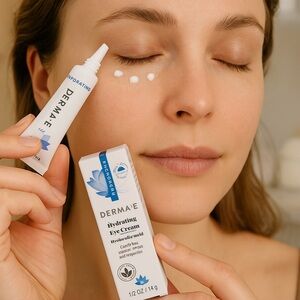 DERMA•E Hydrating Eye Cream. NIB. 1/2 oz 14g
